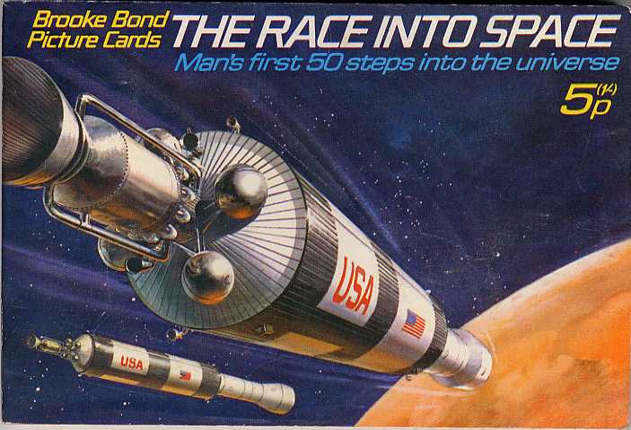 BROOKE BOND  OUT INTO SPACE  YOU PICK 5 CARDS FOR £1 