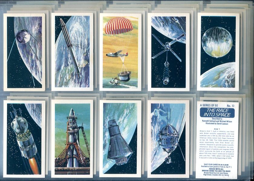 Out into Space Complete Set of Cards., 